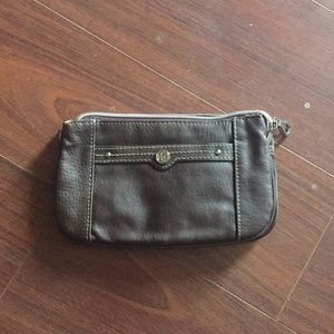 Relic leather clutch